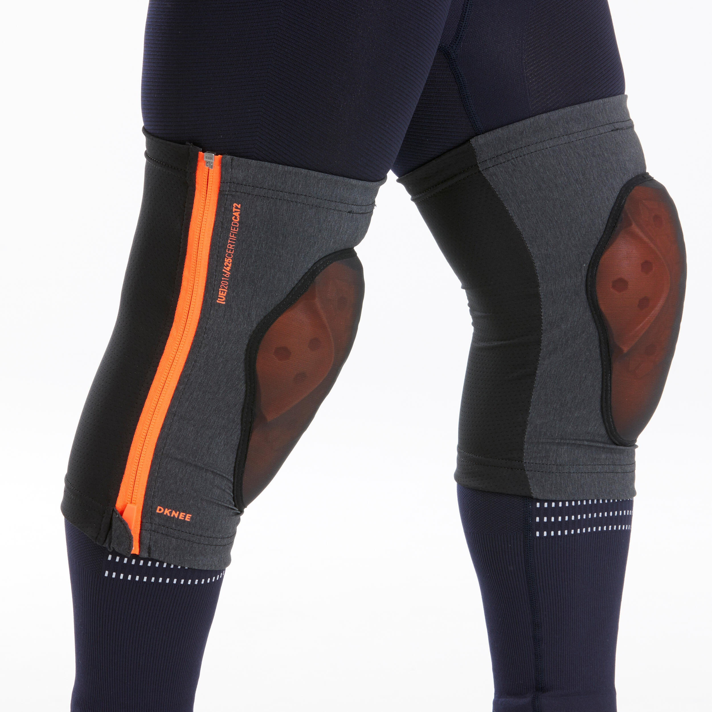 Adult snowboarding knee protection - DKNEE - Black 5/8
