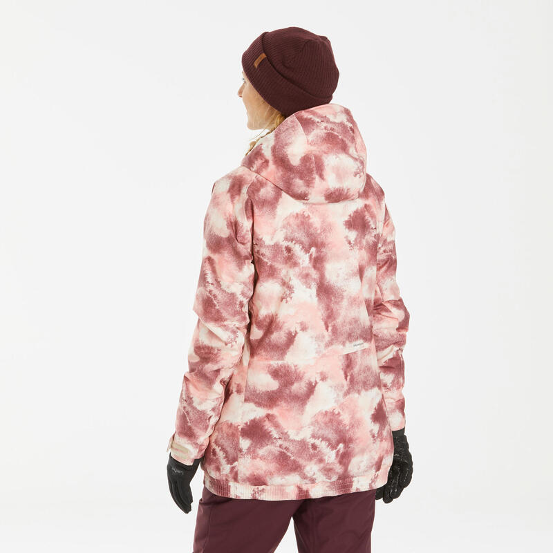 Snowboardjacke Skijacke Damen - SNB 100 rosa 