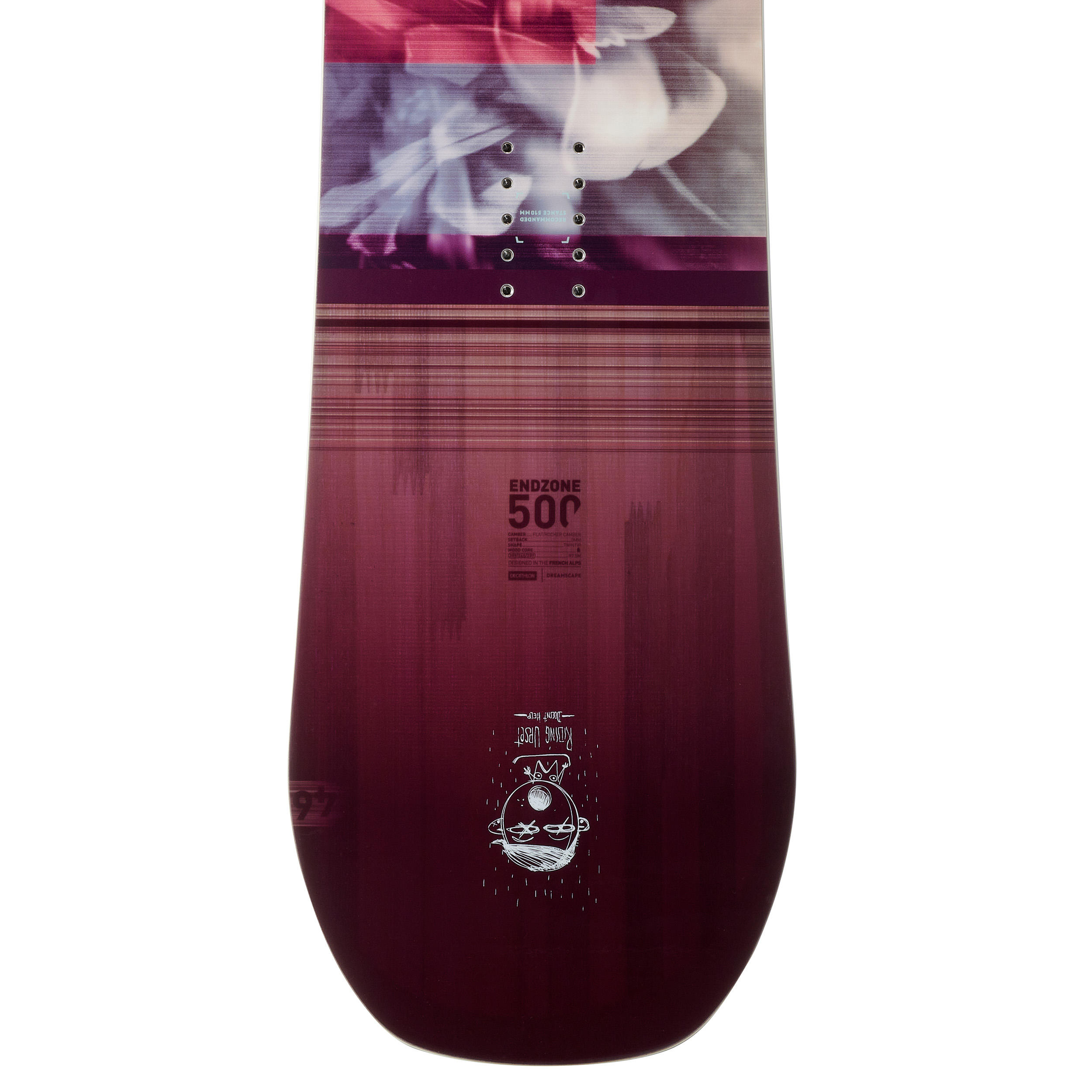 Women's Freestyle & All-Mountain Snowboard - Endzone 500 - DREAMSCAPE