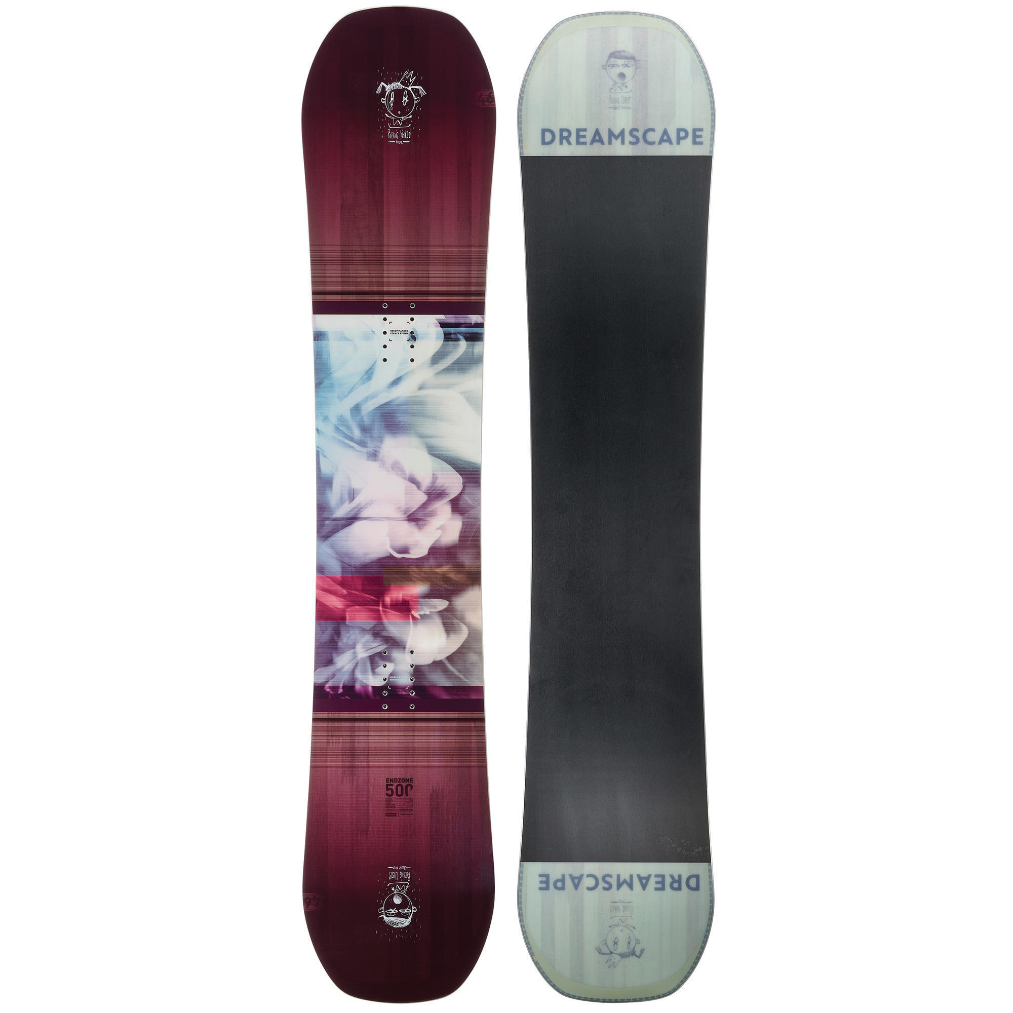 Planche de snowboard freestyle & all mountain, femme, Endzone 500