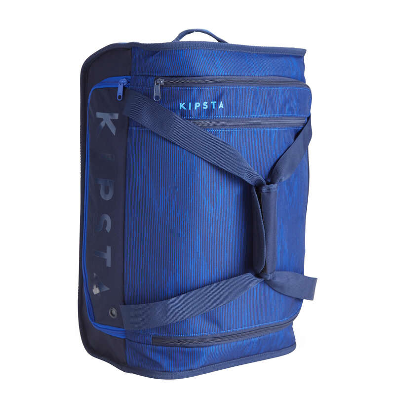 KIPSTA 30L Wheeled Sports Bag Essential - Navy Blue