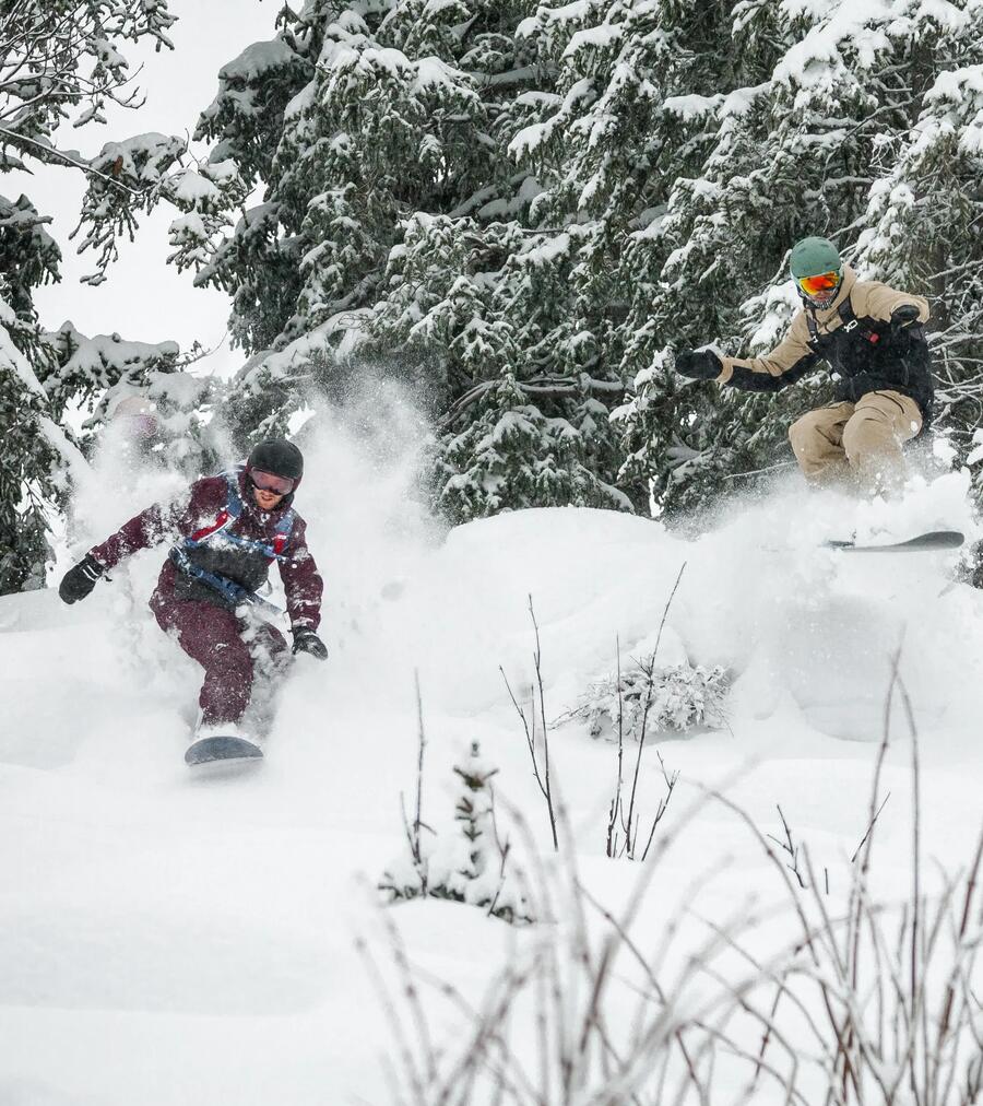 Le plaisir en hors piste la sécurité avant tout