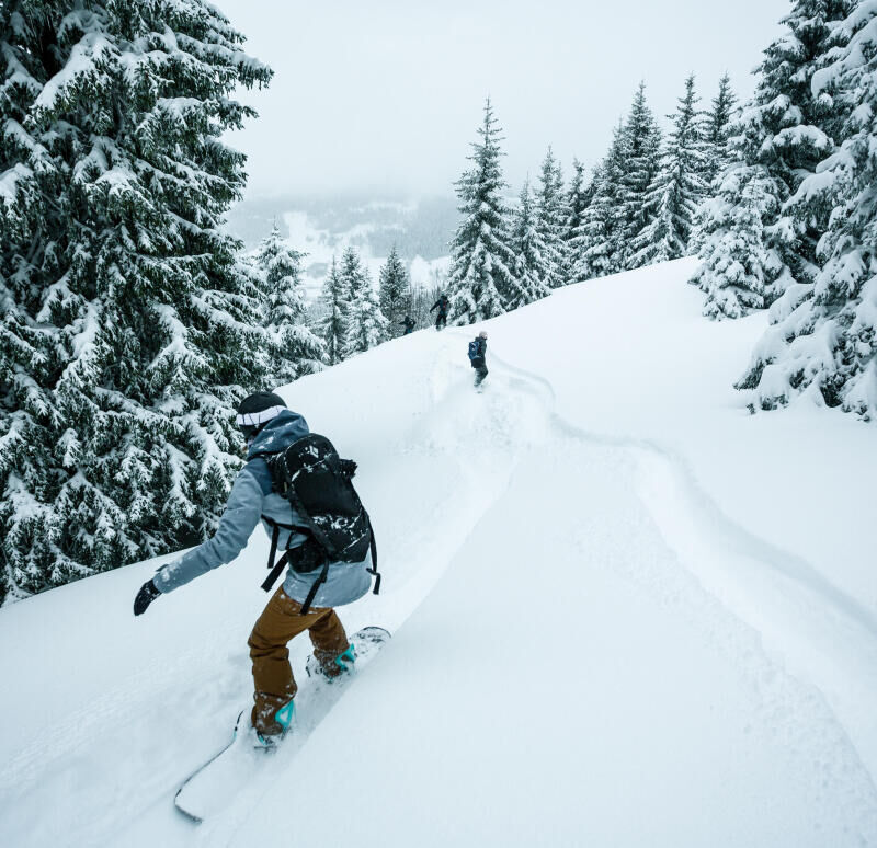 UTILISER SON MATÉRIEL DE SNOWBOARD FREERIDE