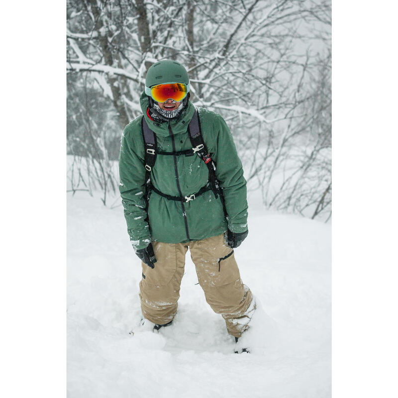 Snowboardjacke Herren - Skijacke 500 khaki 