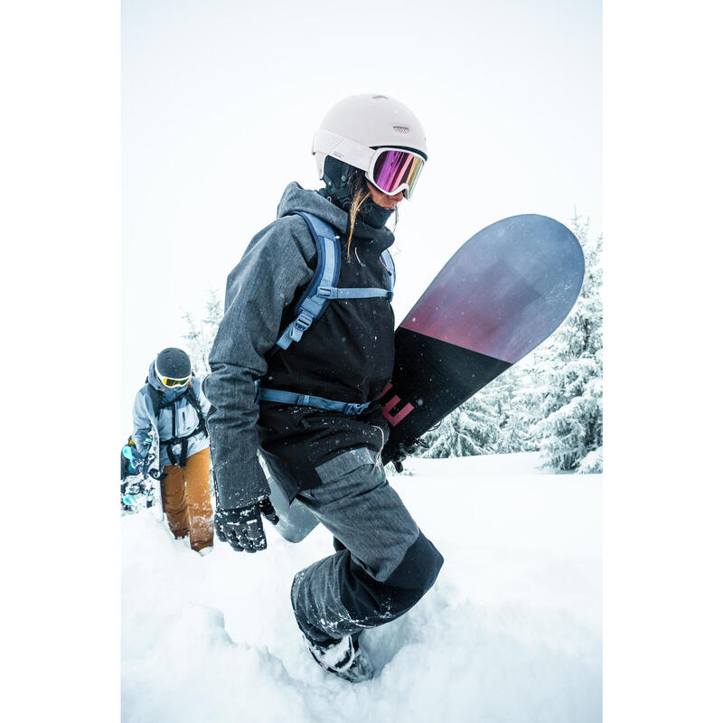 Salopetă snowboard/schi BIB 900 Negru Damă