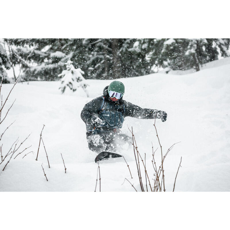 Pánská snowboardová a lyžařská bunda 900 petrolejová