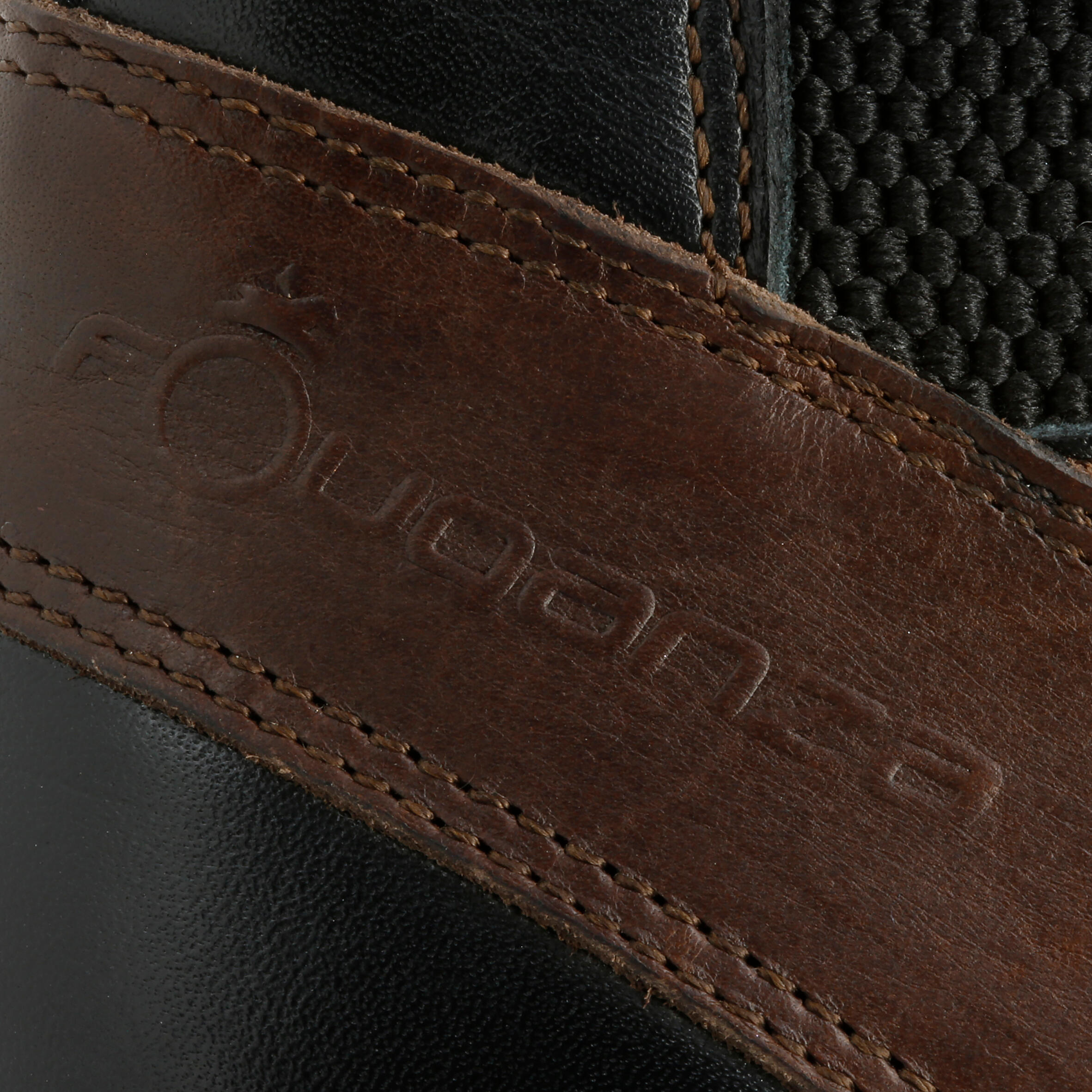 Training Adult Horse Riding Jodhpur Boots - Black/Brown 12/14