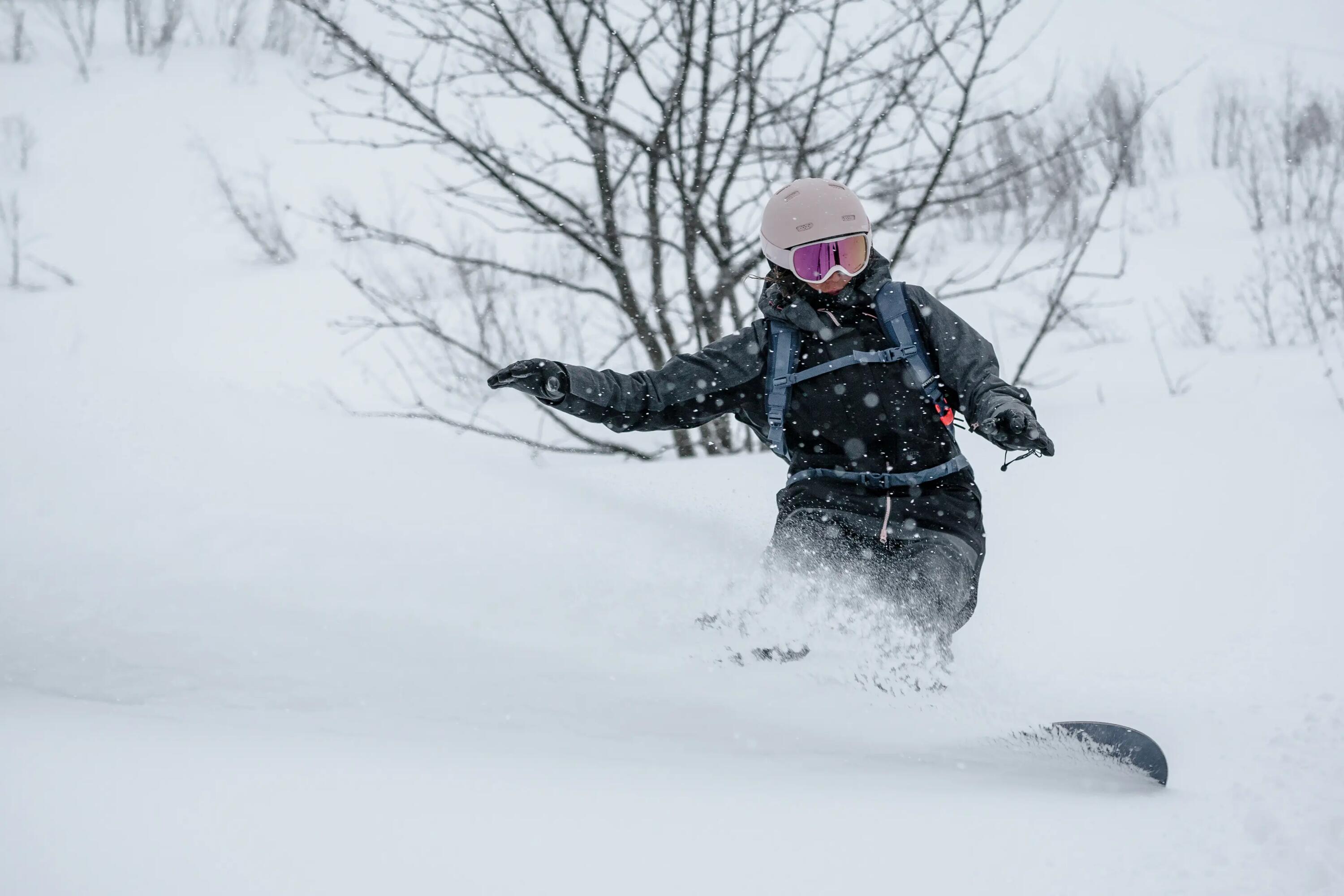 Women Snowboard and Ski Salopettes - Black 15/22
