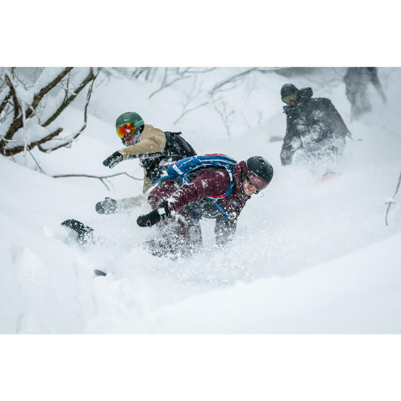 Chaqueta de Invierno Snowboard y Esquí Hombre Wedze SNB 500 Beige