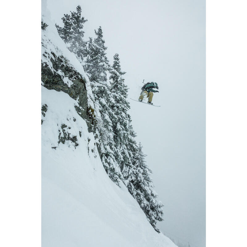 Veste de Snowboard et de ski Homme SNB JKT 500 Vert Kaki
