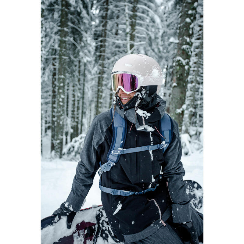 Veste de snowboard et de ski femme SNB JKT 900 Noire