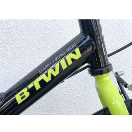 Bicicleta para niños HYC500 heroboy negro amarilla 16" 4 - 6 años rosa- BTWIN