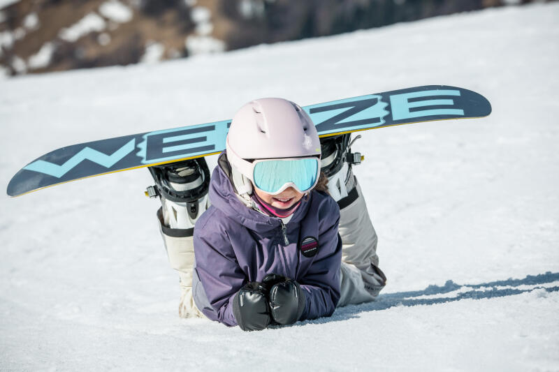 Spodnie snowboardowe ogrodniczki dla dzieci Dremscape BIB 500