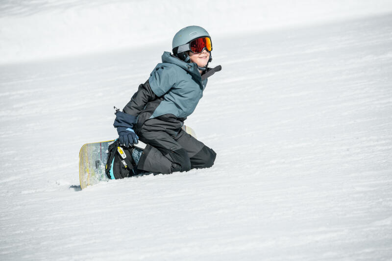 Spodnie snowboardowe ogrodniczki dla dzieci Dremscape BIB 500