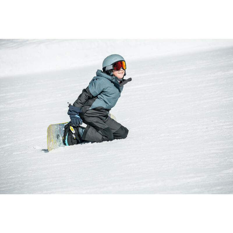 Çocuk Snowboard Tulumu - Siyah - Bib 500