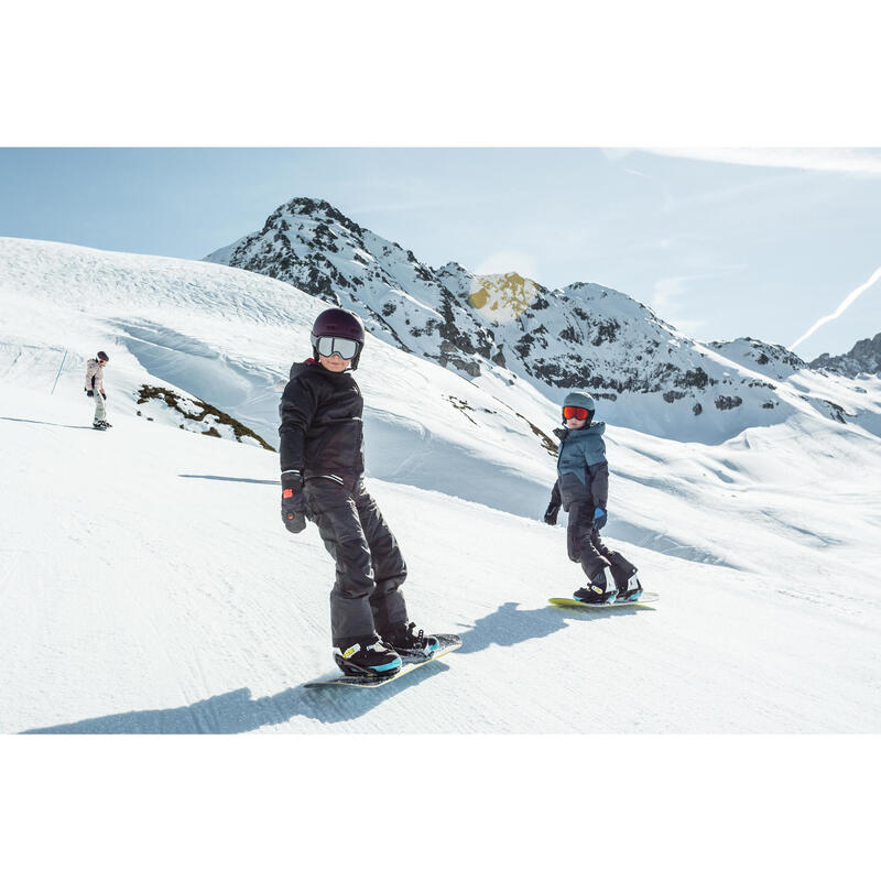 Snowboardjacke Kinder - SNB 100 schwarz 