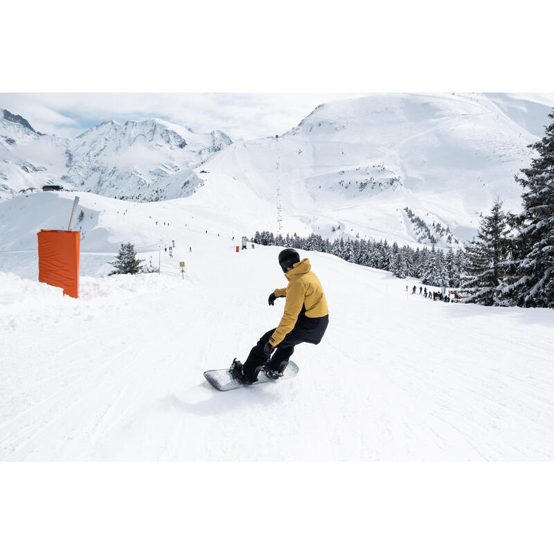 Casaco de Snowboard SNB 100 Homem Amarelo