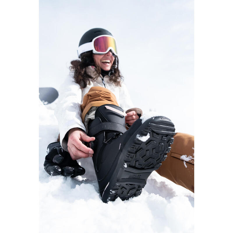 Botas Snowboard Mujer Pista / Fuera Pista, Serenity 500, Negro