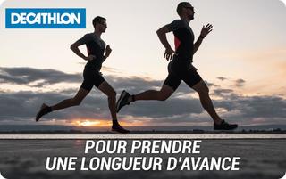E-carte cadeau Decathlon pour prendre une longueur d'avance