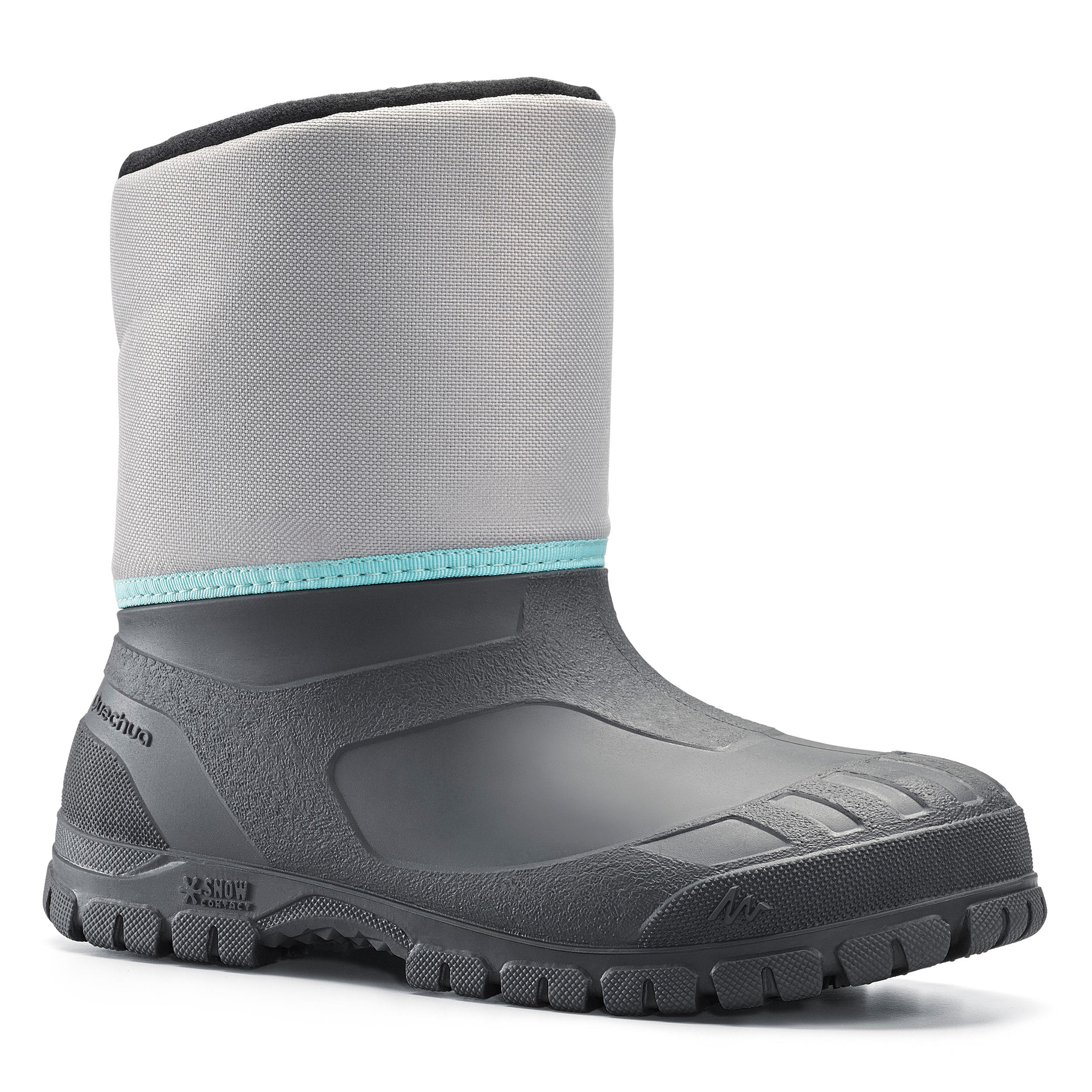KIDS' WARM AND WATERPROOF SNOW BOOTS 