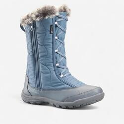 BOTTES DE NEIGE CHAUDES IMPERMÉABLES DE Randonnée-SH500 X-WARM ZIP- ENFANT 30-38