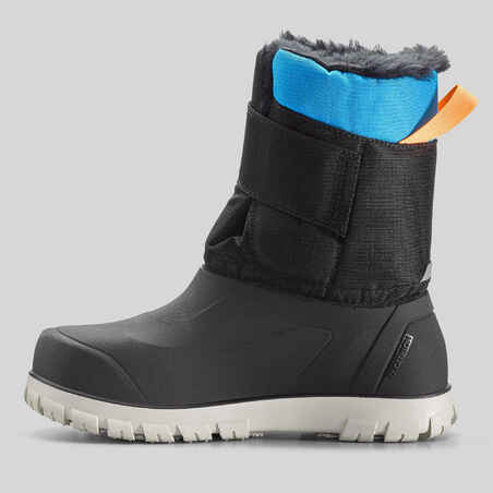 Vaikiški šilti neperšlampami sniego žygių batai „SH500 Velcro“, 23,5–38,5 dydžio