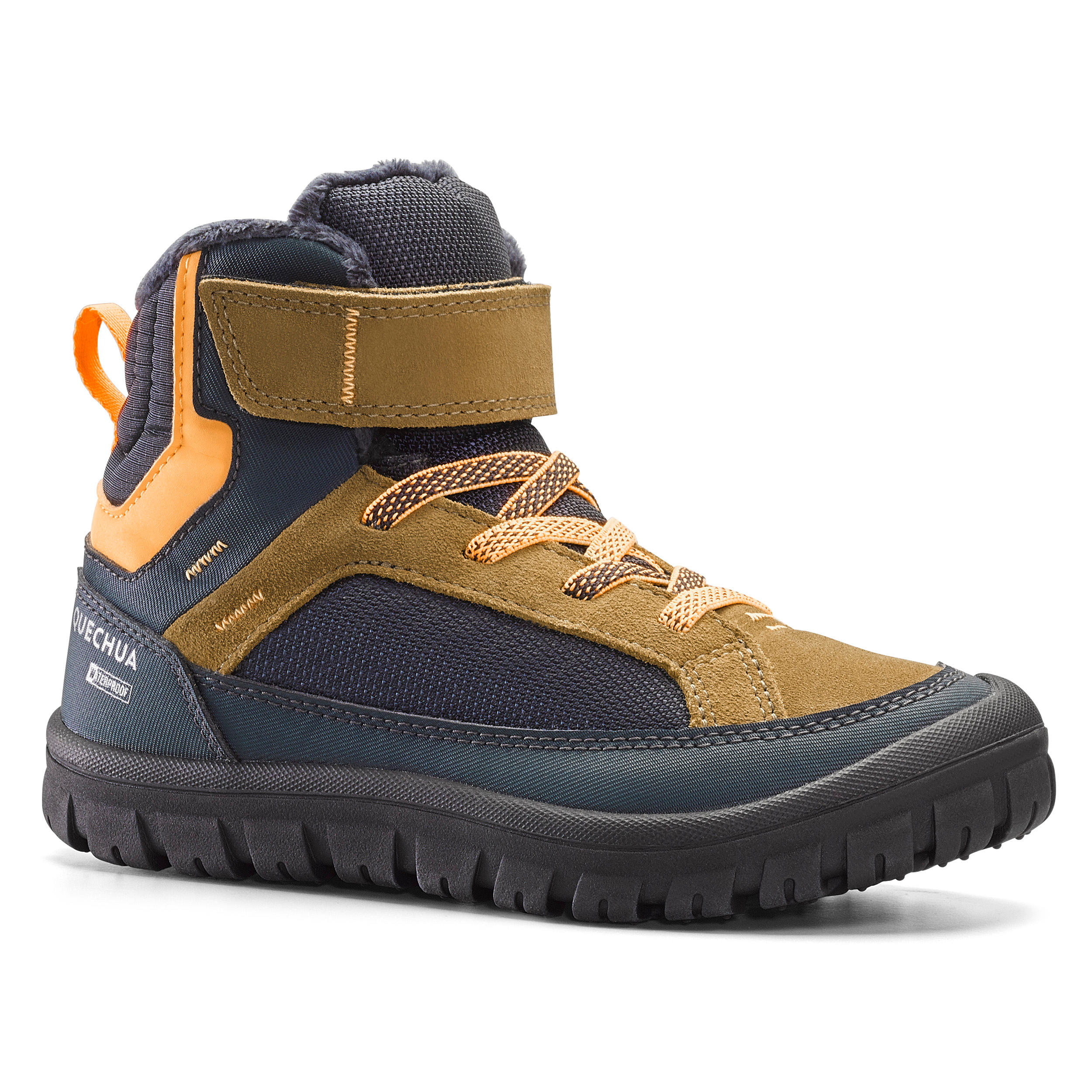 Kids’ Warm Waterproof Hiking Boots SH500 Warm Riptab Size 10 - 13.5 4/4