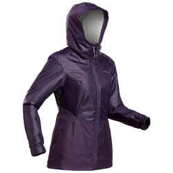 Women’s waterproof winter hiking jacket - SH100 -5°C