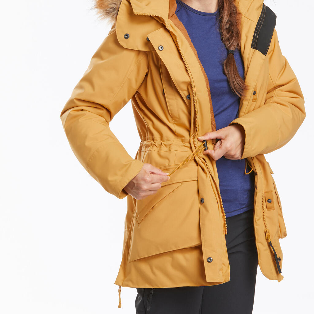 Women's Hiking Warm Waterproof Parka SH500 U-Warm