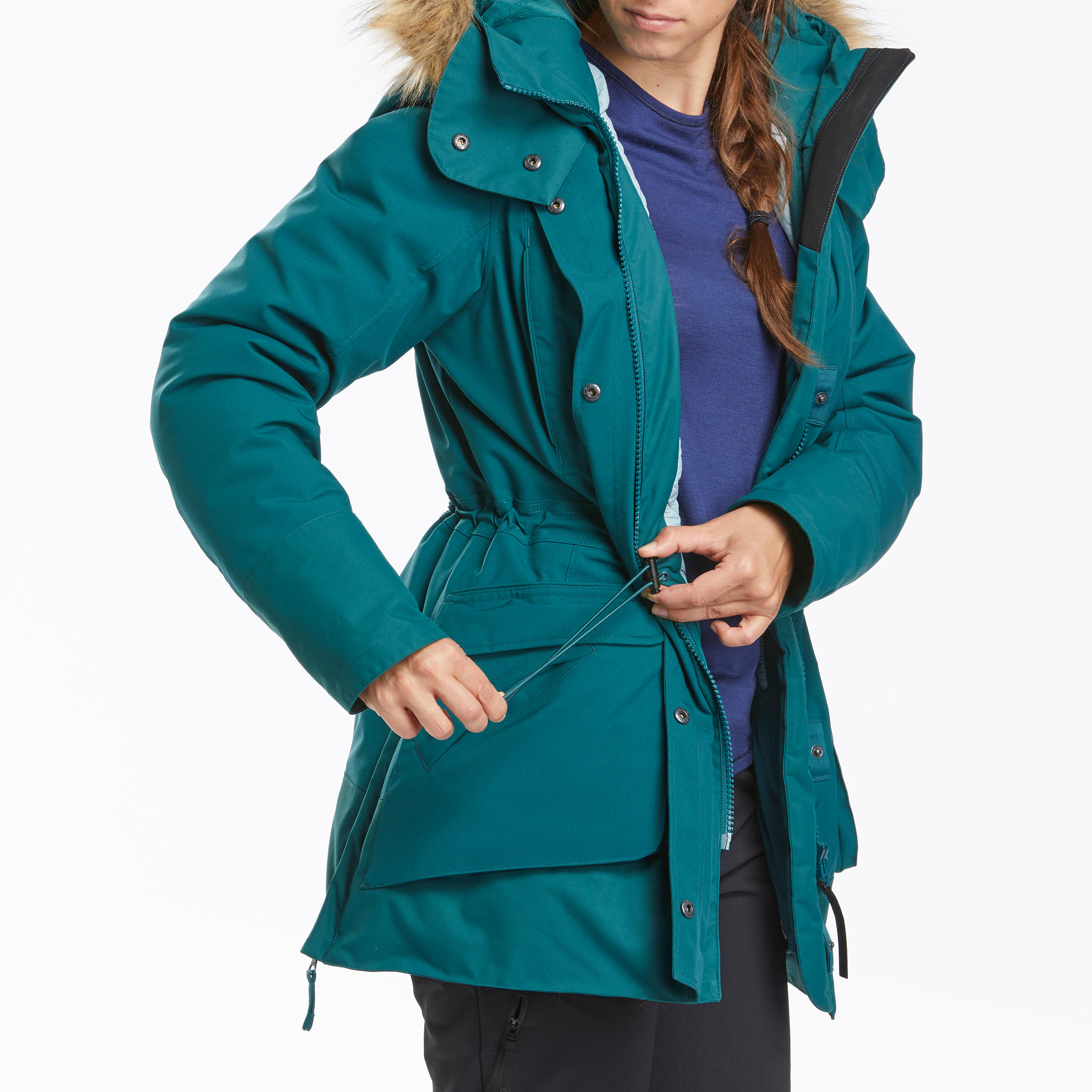 Second Life - Women’s winter waterproof hiking parka - SH900 -20°C - GOOD 5/14