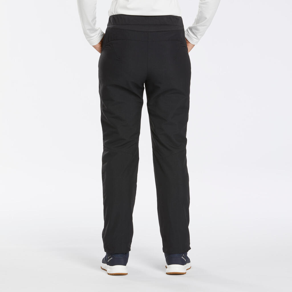 PANTALON CHAUD DÉPERLANT DE RANDONNÉE - SH100 -  FEMME