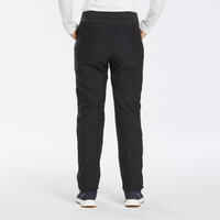 WOMEN'S HIKING WARM WATER-REPELLENT TROUSERS - SH100  