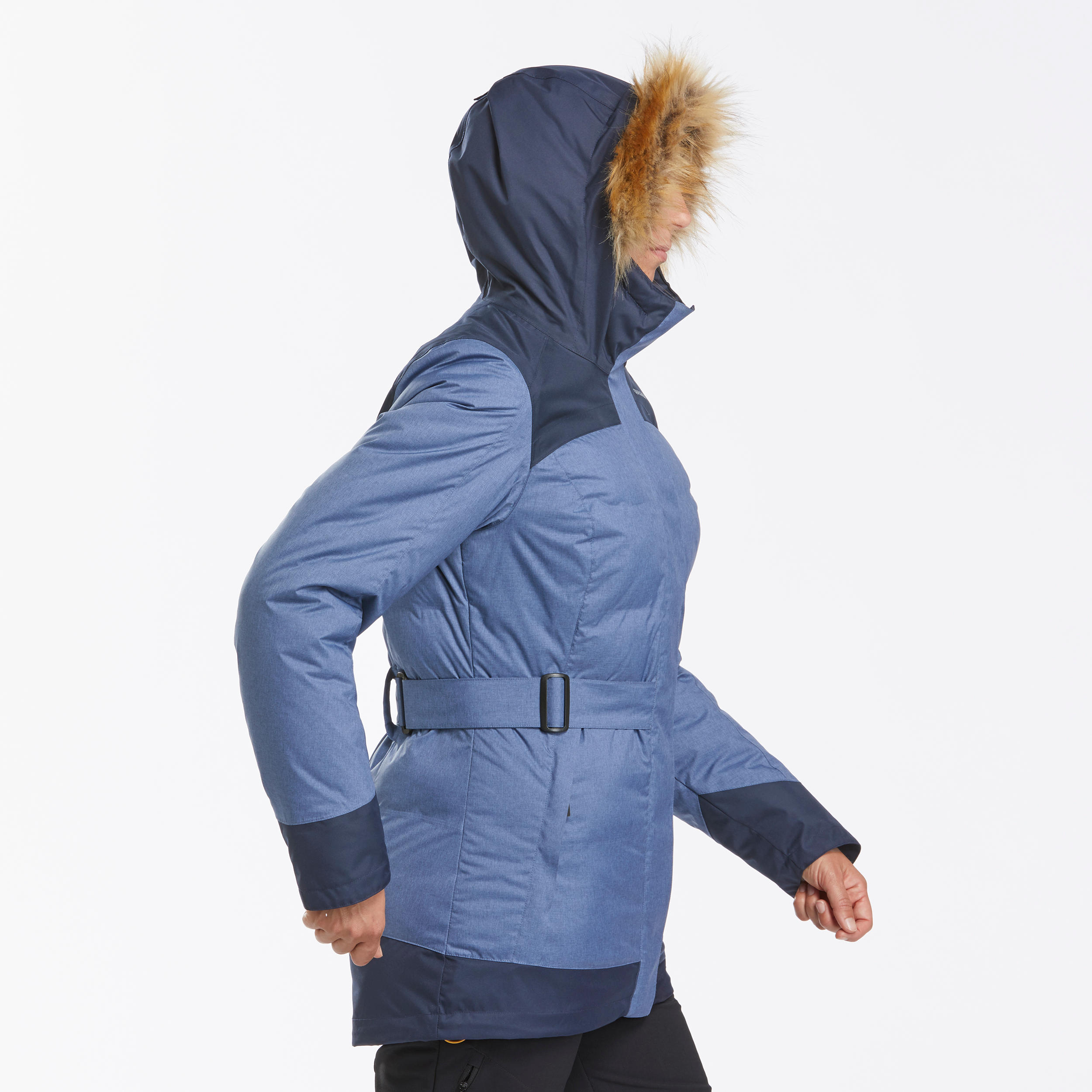 Women’s Light Warm Waterproof Hiking Parka - SH500 X-WARM -15°C 4/15