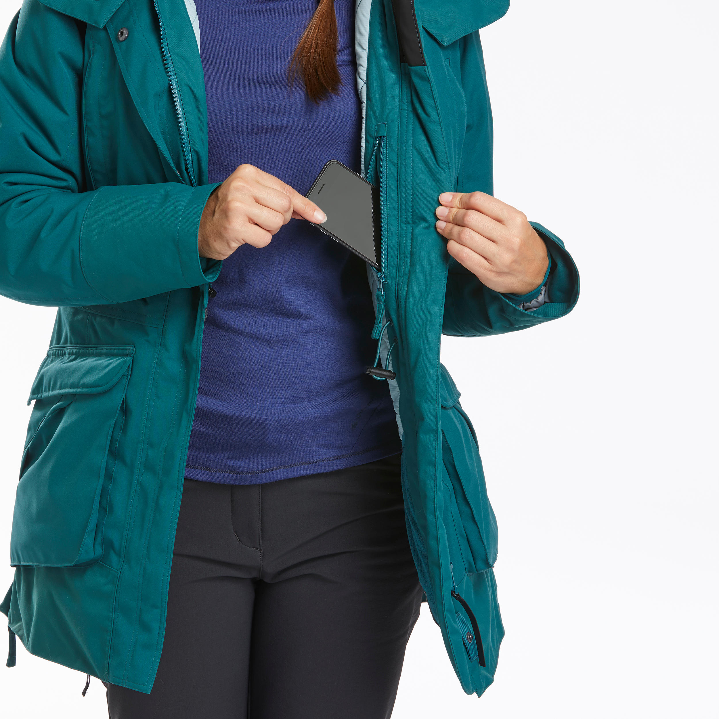 Second Life - Women’s winter waterproof hiking parka - SH900 -20°C - GOOD 3/14