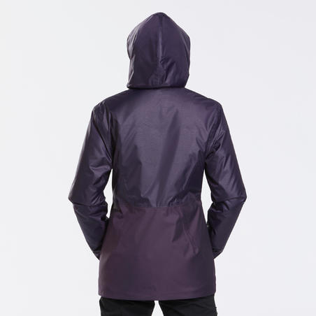Куртка зимняя водонепроницаемая походная женская SH100 WARM -5°C