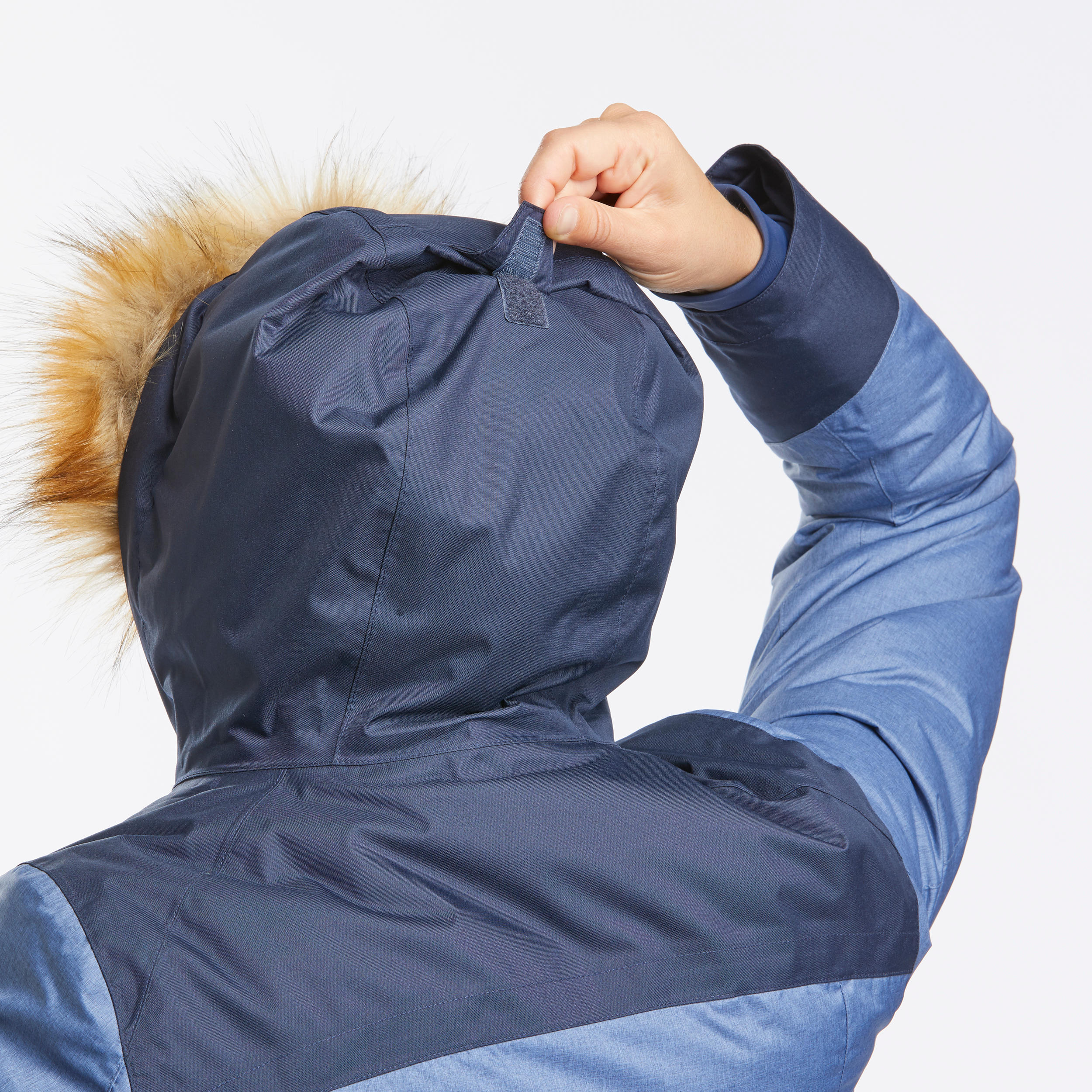 Women’s Light Warm Waterproof Hiking Parka - SH500 X-WARM -15°C 8/15