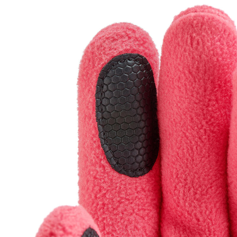 Handschuhe Fleece Wandern SH100 X-Warm Kinder 6–14 Jahre rosa