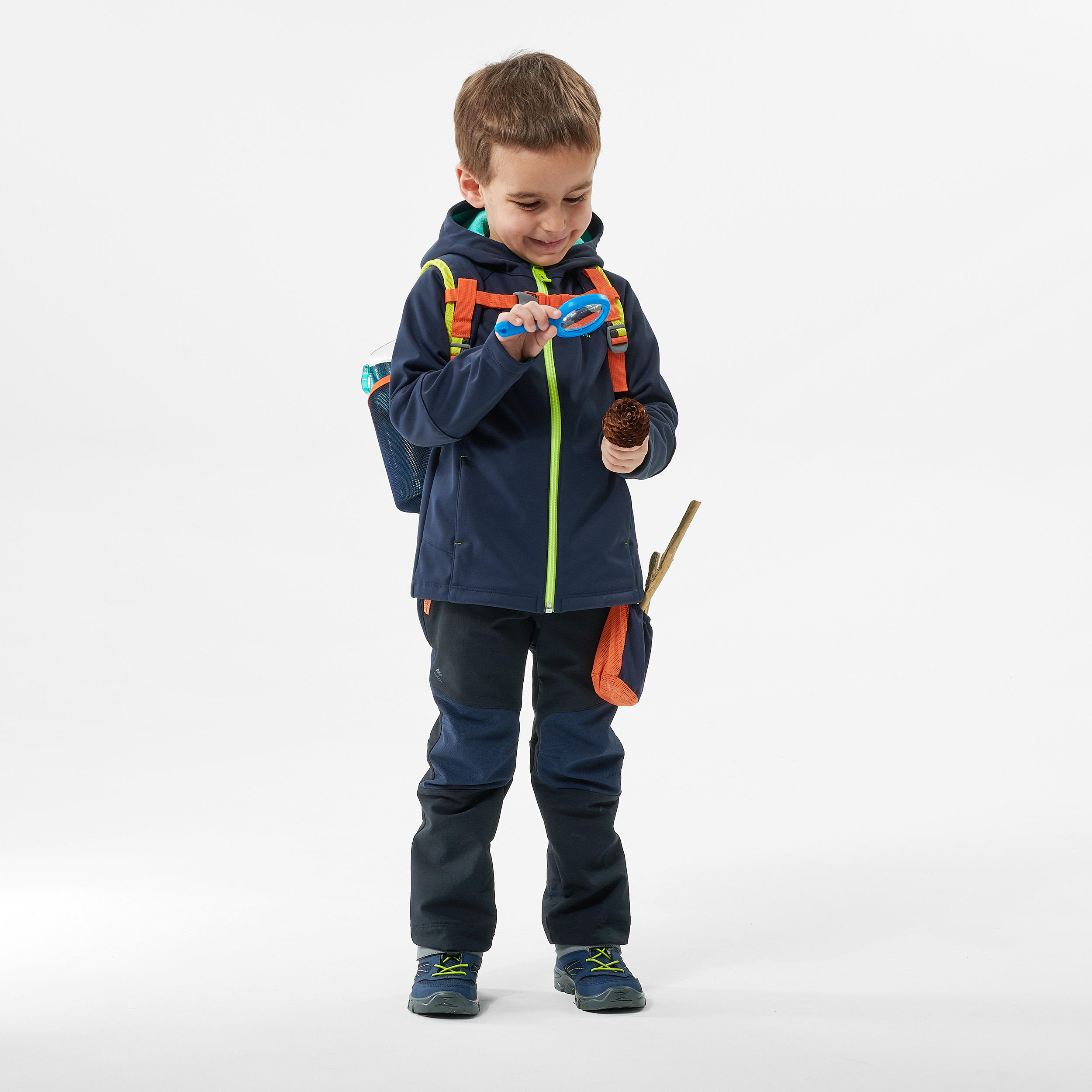QUECHUA Softshelljacke Bergwandern MH550 Kleinkinder Gr. 92–116 marineblau | 03583784144766 QUECHUA Softshelljacke Bergwandern MH550 Kleinkinder Gr. 92–116 marineblau | 03583784144766