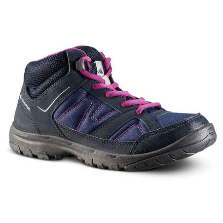 Botas de Montaña y Trekking Niños Quechua MH100 Azul Violeta