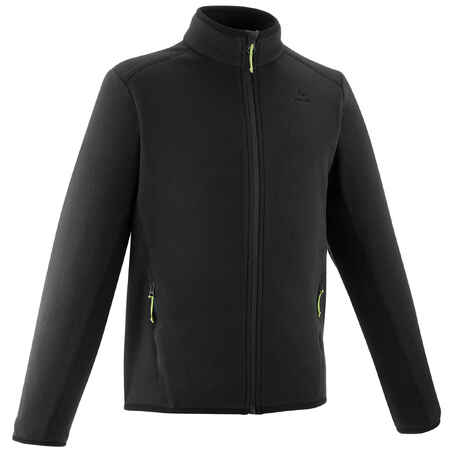 Kids' Hiking Fleece Jacket MH150  7-15 Years - Black