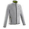 Kids Hiking Fleece Jacket MH150 Grey (7-15 Yrs)