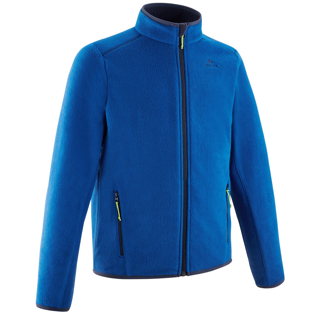 Veste polaire de randonnée - MH150 bleue marine - enfant  7-15 ans