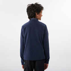 Kids’ Hiking Fleece - MH100 Aged 7-15 - Blue