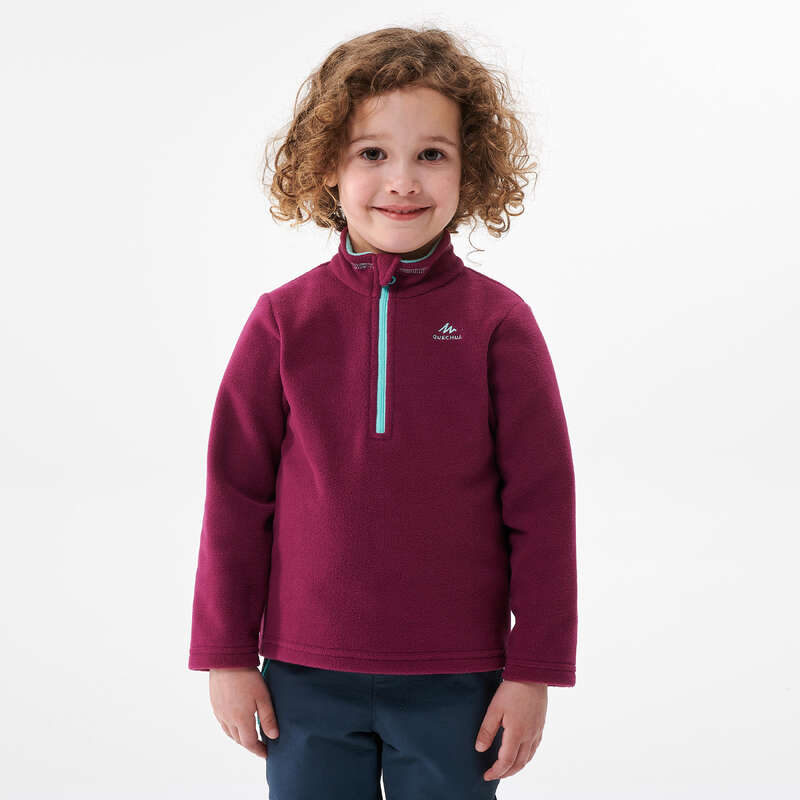 POLAR DOUD & MENINA 2-6 anos - POLAR MH100 KID VIOLETA QUECHUA