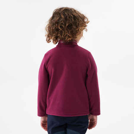 Hiking fleece - MH100 - Purple - children 2-6 years