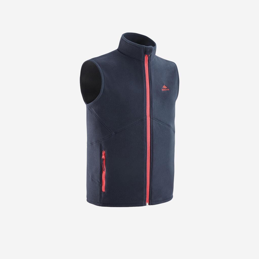 GILET POLAIRE - MH150 NAVY CORAIL - ENFANT 7-15 ANS