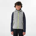 POLARES, SOFTSHELLS CAMINHADA CRIANÇA - COLETE CRIANÇA MH500 CINZENTO QUECHUA