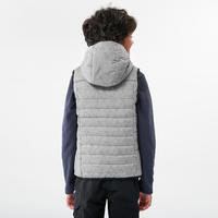 Gilet ouate de randonnée - MH500 gris - enfant 7- 15 ans