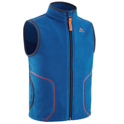 Kids’ Fleece Hiking Gilet MH150 2-6 Years - Blue