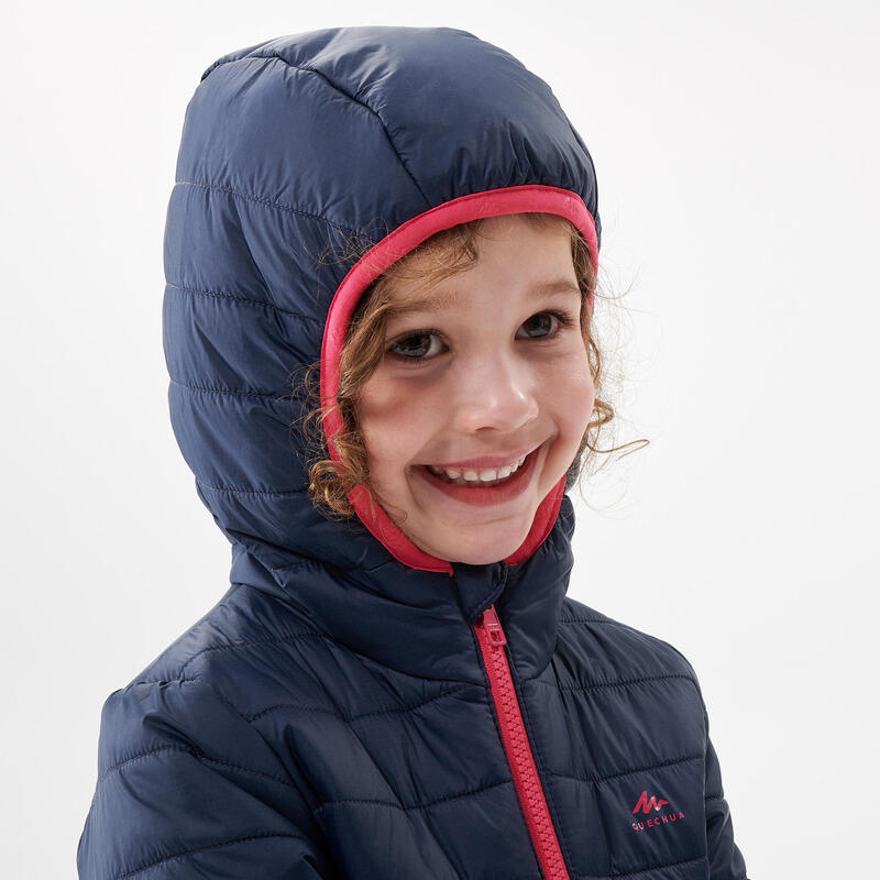 Doudoune De Randonnee Mh500 Grise Enfant 2 6 Ans Quechua Decathlon